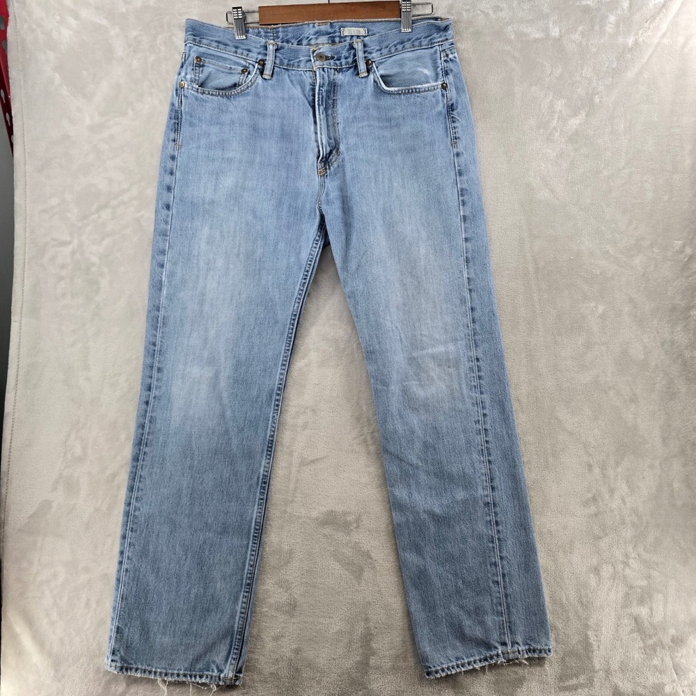 Polo Ralph‎ Lauren Jeans Mens 33x32 vintage 67 Classic Fit Distressed Denim
